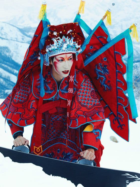 My General Is Skiing！