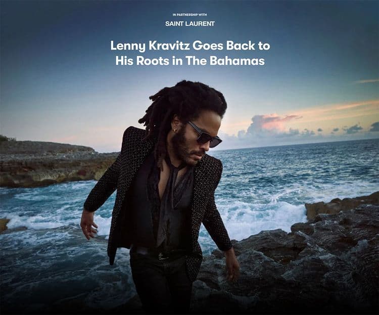 Lenny Kravitz x Saint Laurent - Mark Seliger